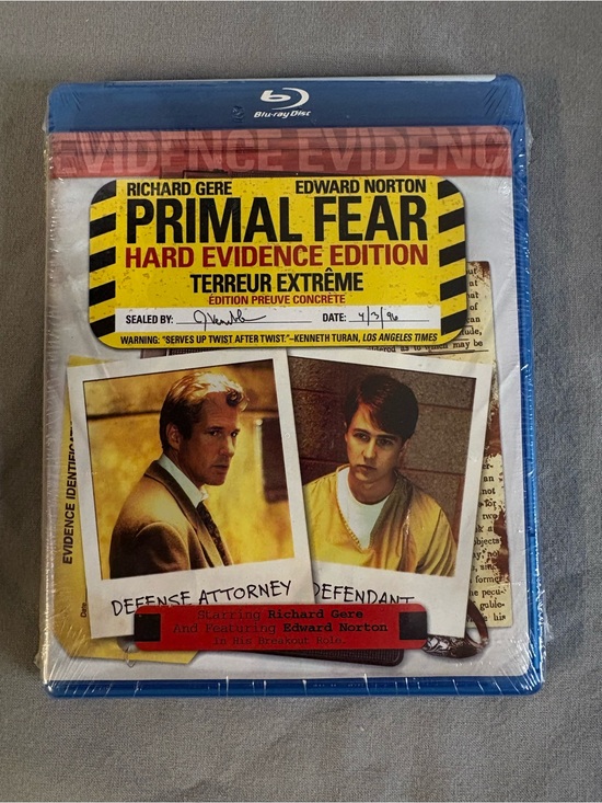 Other - Primal Fear Hard Evidence Edition Blu-ray New Sealed